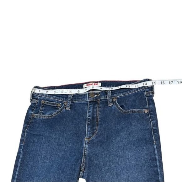 Johnny Was Blue Stretch High Rise Skinny Jeans Size 28 - Picture 4 of 9